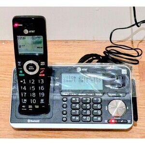 AT&T Cordless Model DLP 73510 Base+Handset w/Bluetooth To Cell+Answering Machine